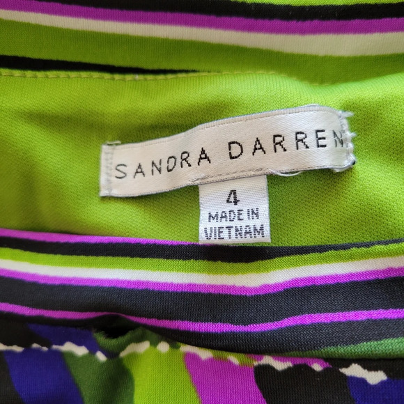 °Sandra Darren Shift Dress / Colorful / Size 4 - Picture 5 of 5